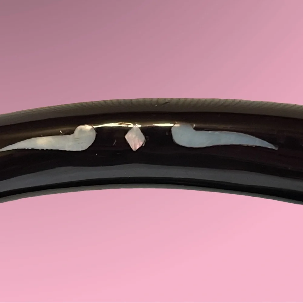 Papillon Athiro Domen for Lageyre Black Velvet Silk Embroidered Vintage Handbag - Picture 3 of 5